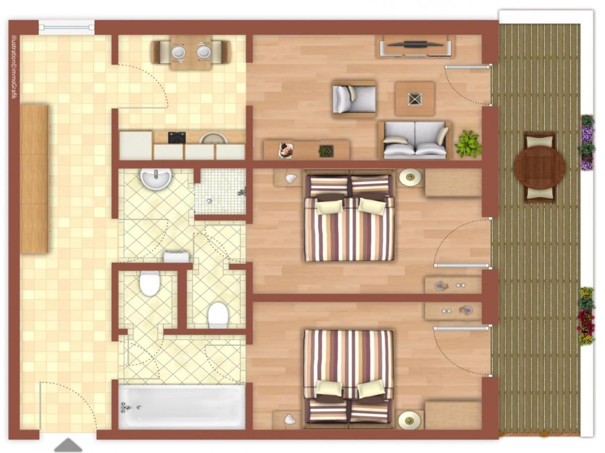 Alpenlodge, Ferienwohnung 3 蒂尔塞 外观 照片
